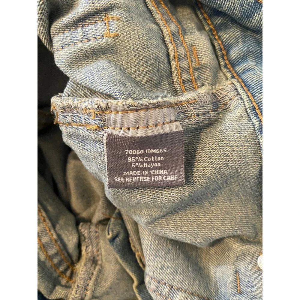 Cali 1850 Carpenter Jeans Womens 3/26 Blue Relaxed Straight Leg‎ Utility Y2K